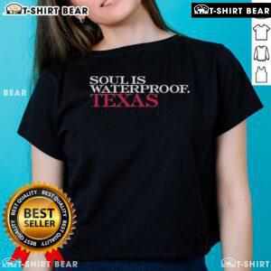 Top Soul Waterproof Texas Ladies Tee featuring a stylish design perfect for outdoor adventures in any weather.