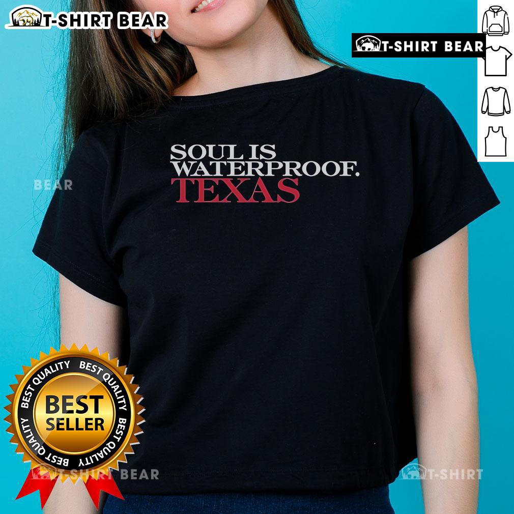 Top Soul Waterproof Texas Ladies Tee featuring a stylish design perfect for outdoor adventures in any weather.