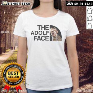 Top The Adolf Face Logo Ladies Tee featuring a stylish design, perfect for casual wear and fashion enthusiasts.