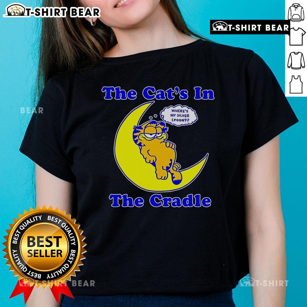 Top The Cats In The Cradle Ladies Tee featuring a stylish design, perfect for casual wear and music lovers.