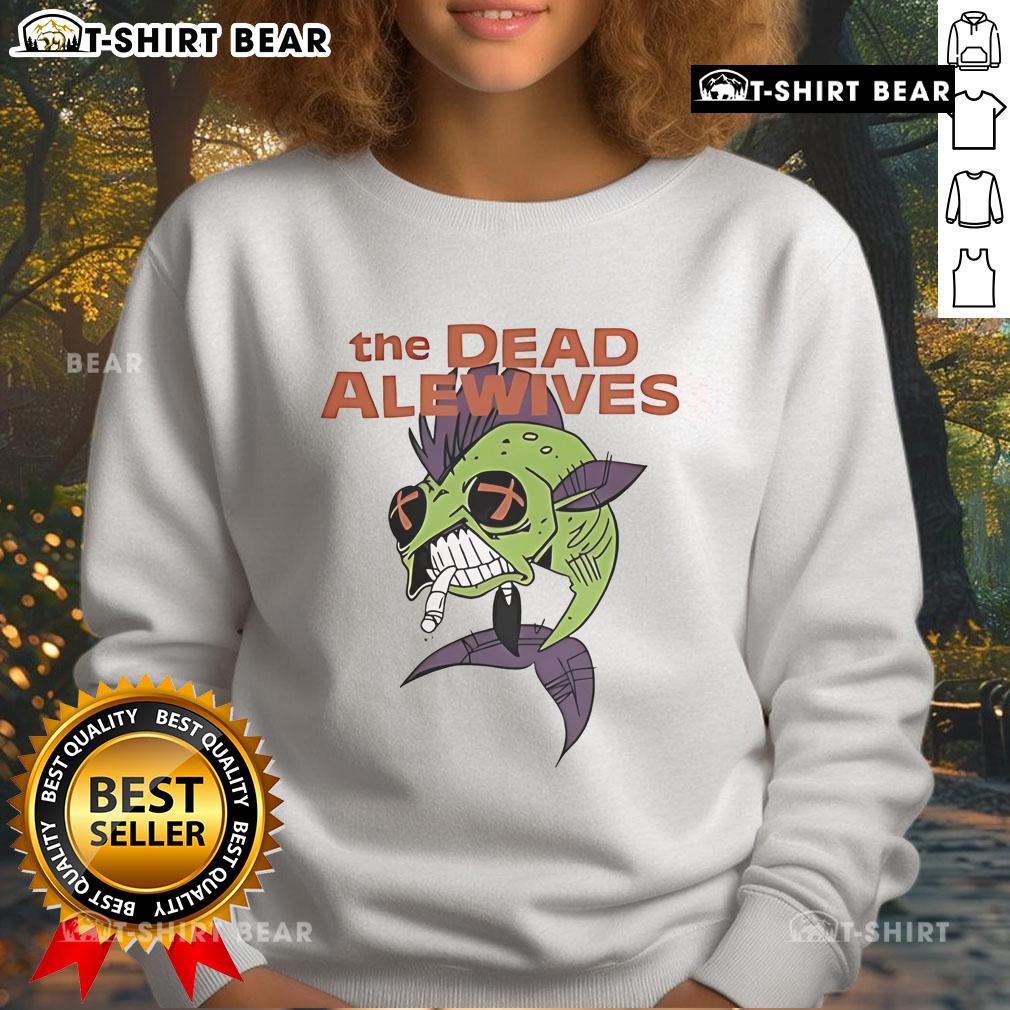 Top The Dead Alewives sweatshirt featuring a unique design, perfect for fans of the cult classic animated series.