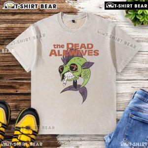 Top-The-Dead-Alewives-Washed-T-Shirt featuring a vintage design, perfect for fans of the cult classic series.