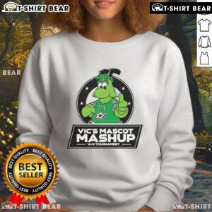 Top Vics Mascot Mashup 4v4 Tournament sweatshirt featuring vibrant graphics and team spirit design.