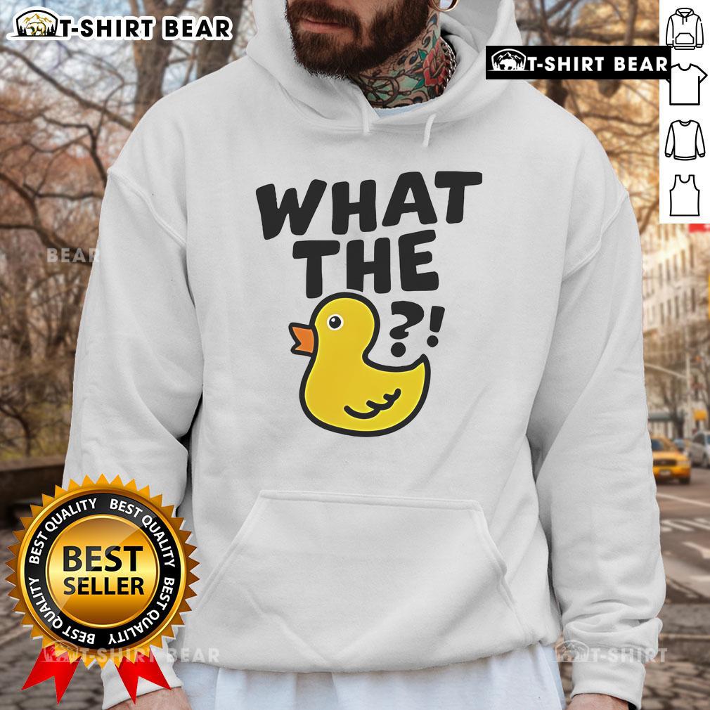 Top What The Duck Meme Hoodie featuring a humorous duck graphic, perfect for meme lovers and casual wear enthusiasts.