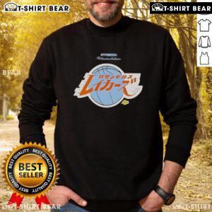 Awesome Los Angeles Lakers Hyperfly Katakana 2025 All-Star Game Sweatshirt featuring bold graphics and team colors.