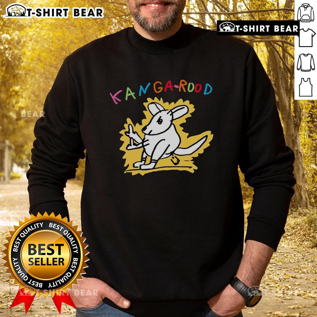 Alt Text: Adorable 'Cute Kanga Rood Sweatshirt' featuring a kangaroo design, perfect for casual and cozy outfits.
