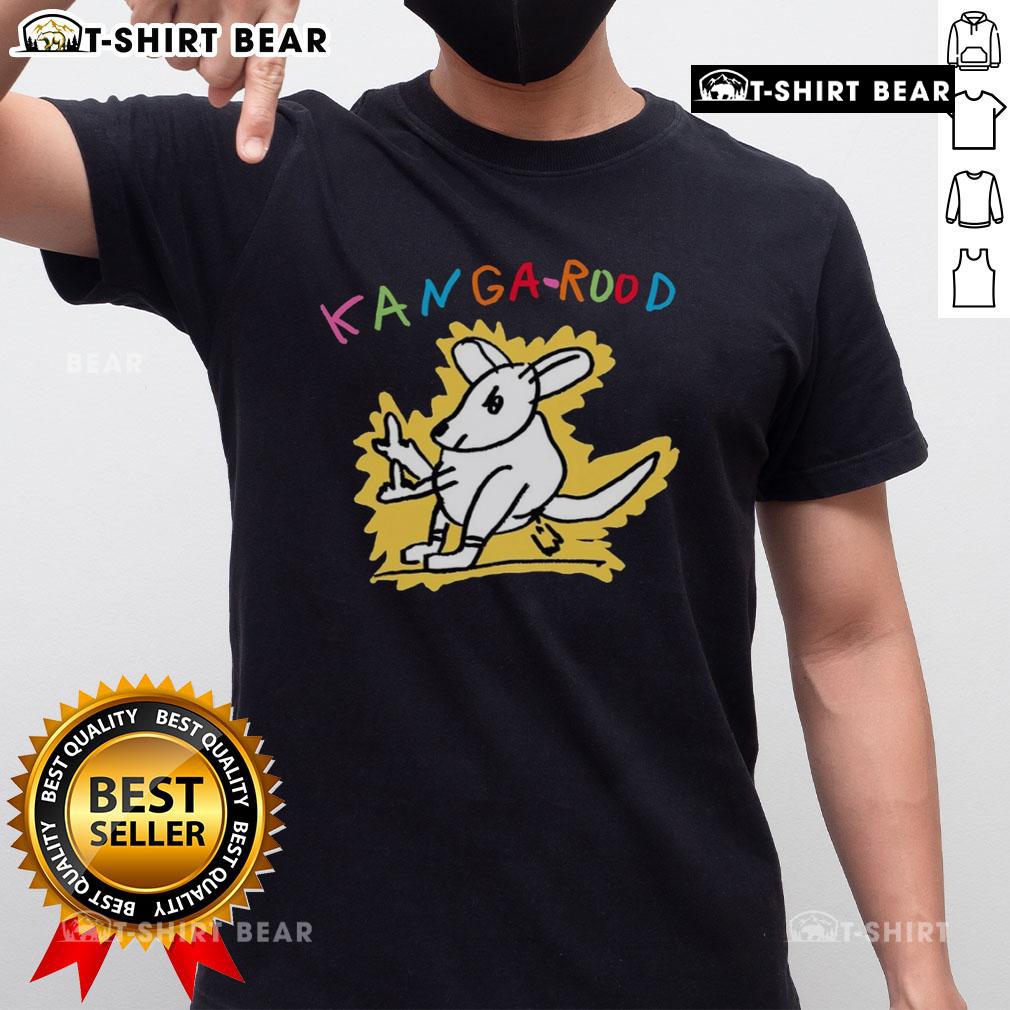 Cute Kanga-Rood T-Shirt featuring an adorable kangaroo graphic, perfect for casual wear and animal lovers.