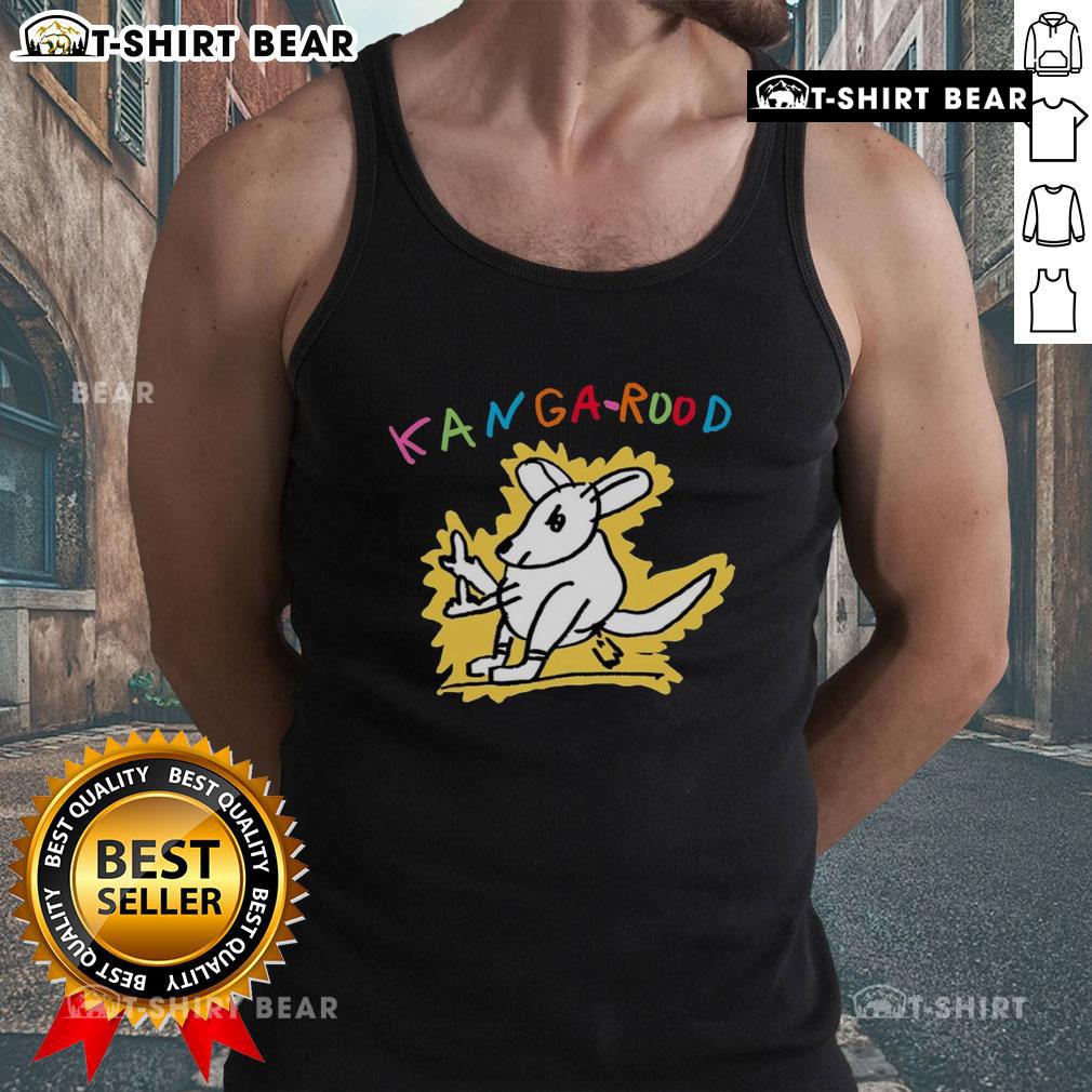 Alt Text: Adorable Cute Kanga Rood Tank Top featuring vibrant colors and a playful kangaroo design for summer fashion.