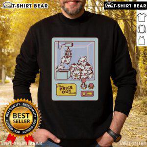 Alt Text: Cute kawaii cow claw machine price out sweatshirt featuring a playful design and vibrant colors perfect for cozy wear.