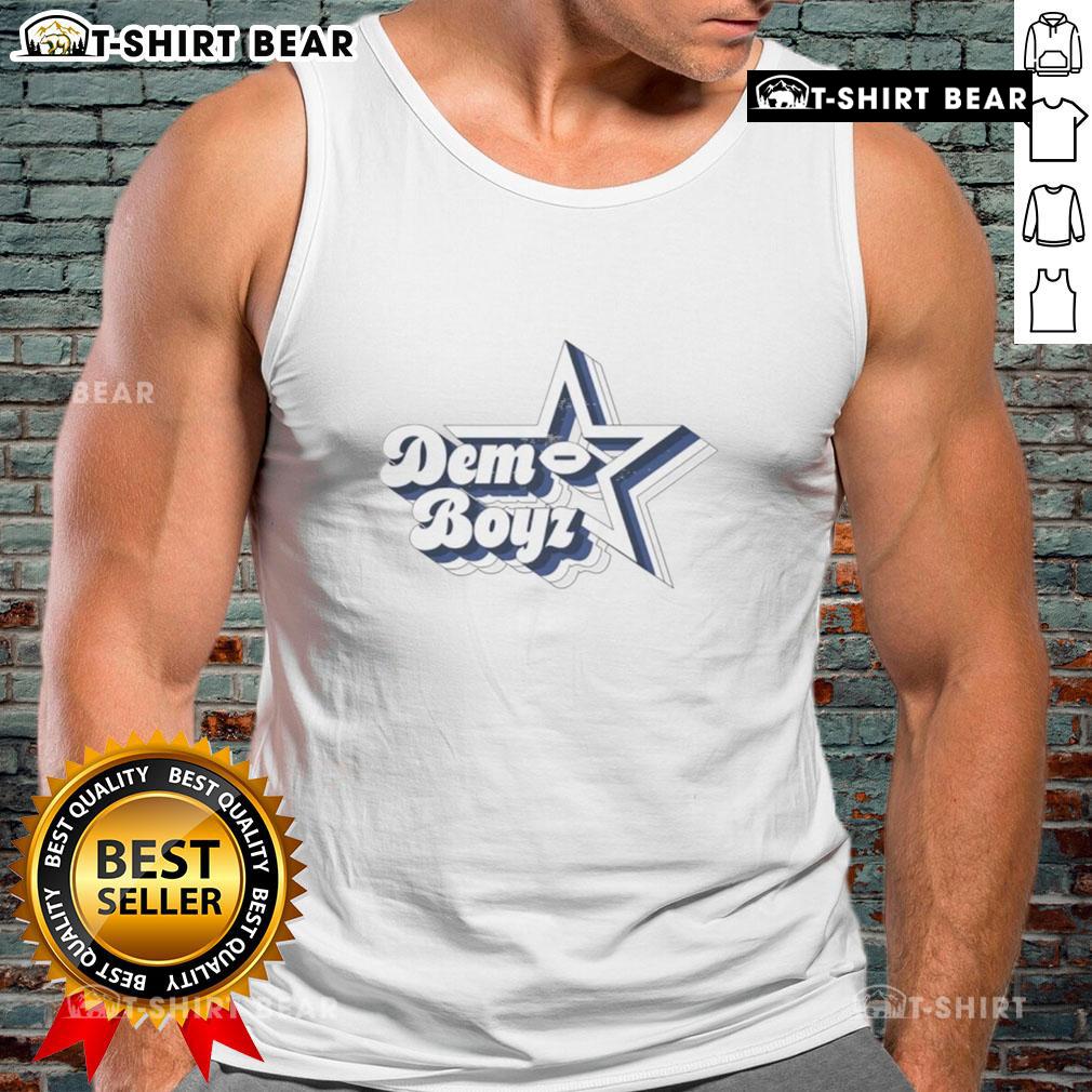 Nice Dem Boyz Dallas Cowboys tank top featuring bold team graphics, perfect for fans showing off their team spirit.