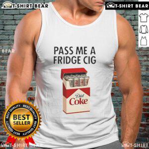 Official Pass Me Fridge Cigarette Diet Coke Tank Top in stylish design, perfect for casual summer wear and lifestyle enthusiasts.
