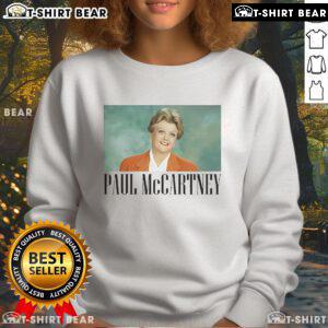 Alt Text: Official Paul Angela Lansbury Sarcastics Sweatshirt featuring a witty design and cozy fit, perfect for fans.