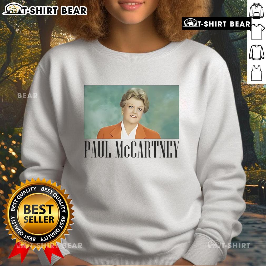 Alt Text: Official Paul Angela Lansbury Sarcastics Sweatshirt featuring a witty design and cozy fit, perfect for fans.