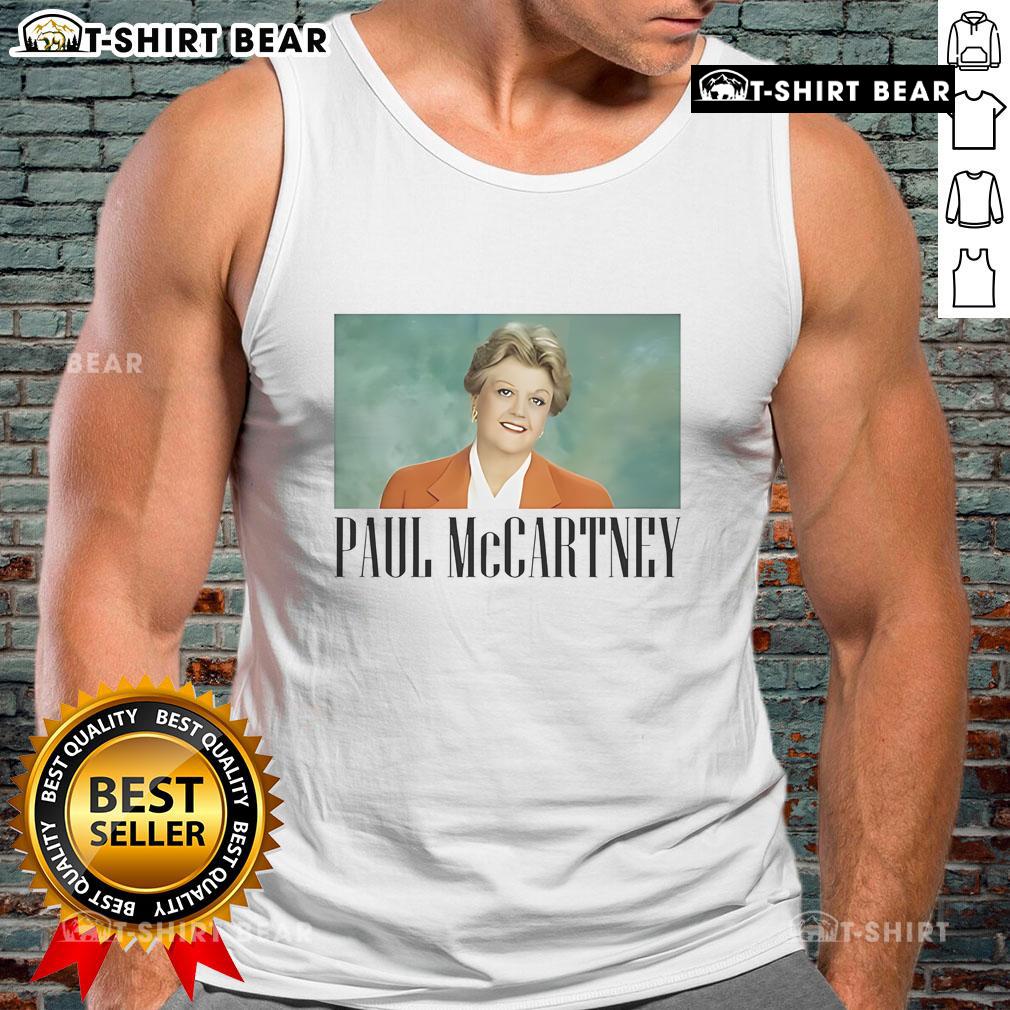 Official Paul Angela Lansbury sarcastic tank top featuring a witty design and vibrant colors, perfect for fans and collectors.