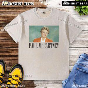 Official Paul Angela Lansbury Sarcastics Washed T-Shirt featuring a vintage design and soft fabric for casual wear.