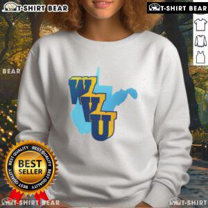 Official West Virginia Mountaineers Football 1965 throwback sweatshirt showcasing vintage team logo and classic design.