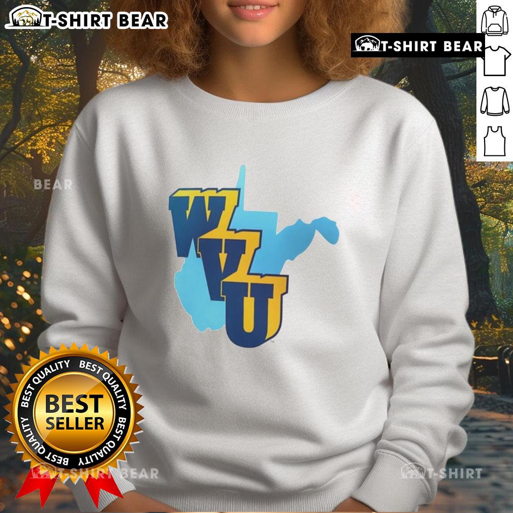 Official West Virginia Mountaineers Football 1965 throwback sweatshirt showcasing vintage team logo and classic design.