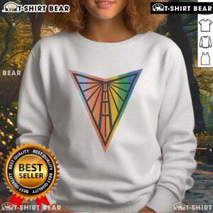 Alt Text: Premium Golden State Valkyries WNBA Pride Logo Sweatshirt showcasing vibrant colors and stylish design for fans.