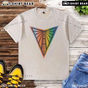 Alt Text: Premium Golden State Valkyries WNBA Pride Logo washed t-shirt featuring vibrant colors and soft fabric design.