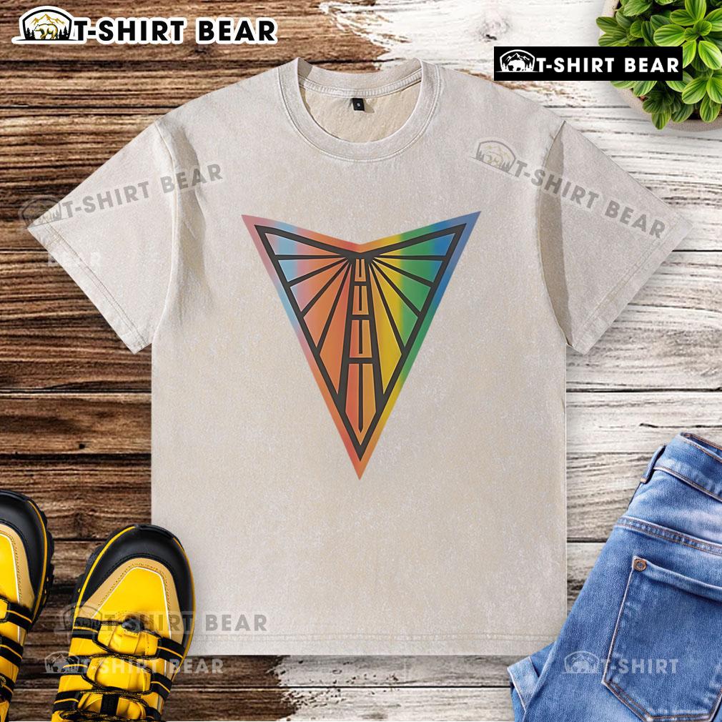 Alt Text: Premium Golden State Valkyries WNBA Pride Logo washed t-shirt featuring vibrant colors and soft fabric design.