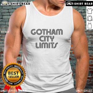 Stylish Premium Gotham City Limit Tank Top featuring iconic design, perfect for urban fashion enthusiasts.