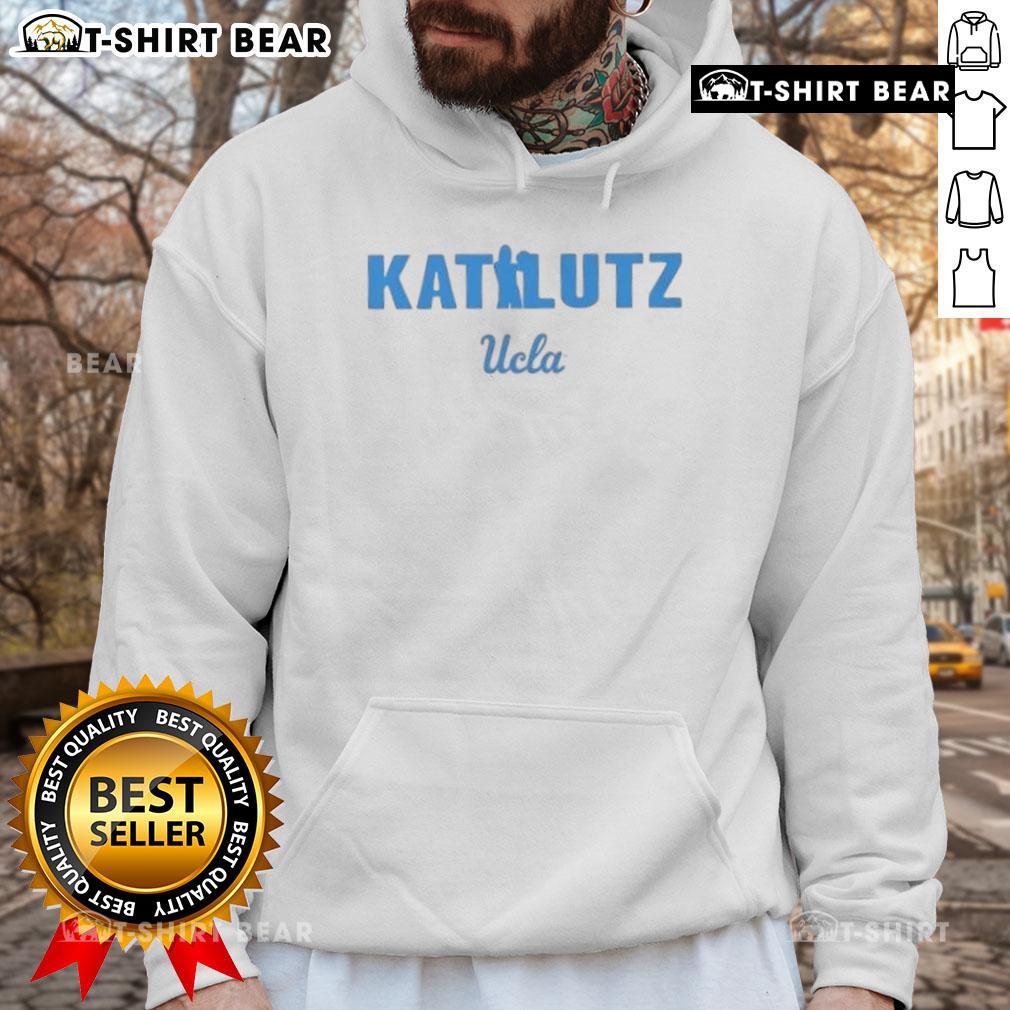 Premium Kat Lutz UCLA Women's Volleyball Hoodie showcasing team colors and logo, perfect for fans and athletes alike.