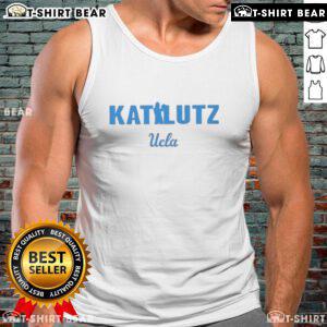 Premium Kat Lutz UCLA Women's Volleyball tank top featuring team colors and logo, perfect for fans and athletes.