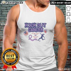 Premium Kick Out Cancer Game On September 20 tank top featuring a vibrant design and supportive message for cancer awareness.