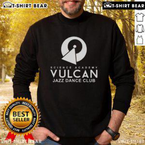 Premium Science Academy Vulcan Jazz Dance Club sweatshirt in vibrant colors, showcasing a stylish design for dance enthusiasts.