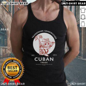 Alt Text: Premium Trademark Sandwich Cuban Tank Top established in 2014, featuring a stylish design and vibrant colors.