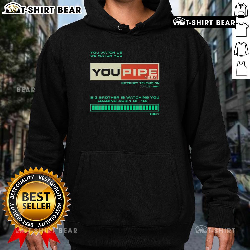 Premium YouPipe Big Brother Is Watching Hoodie featuring a stylish design for comfort and a trendy look.