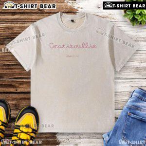 Pretty Gratitoullie Love Island washed t-shirt featuring a trendy design and relaxed fit, perfect for casual wear.