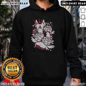 Pretty stylized mythical creature graphic on a soft hoodie, perfect for protecting your softness in style.