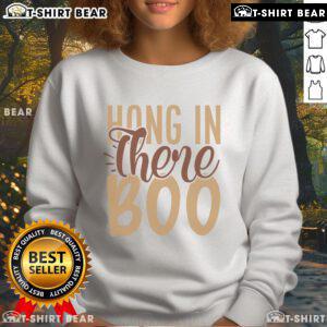 Cozy Pretty Hang in There Boo Sweatshirt featuring a cute graphic design, perfect for casual fall outfits.