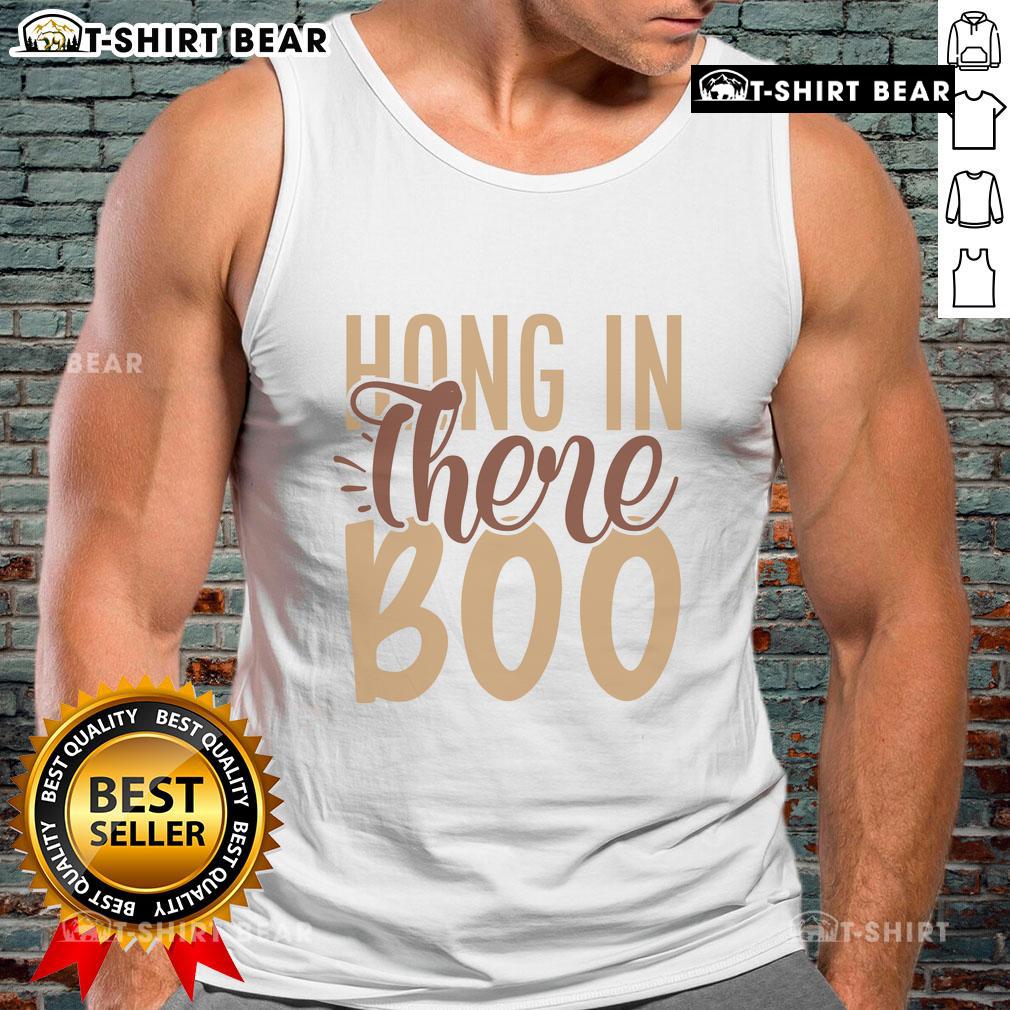 Pretty Hang in There Boo Tank Top featuring a cute design and comfortable fit, perfect for casual summer outfits.