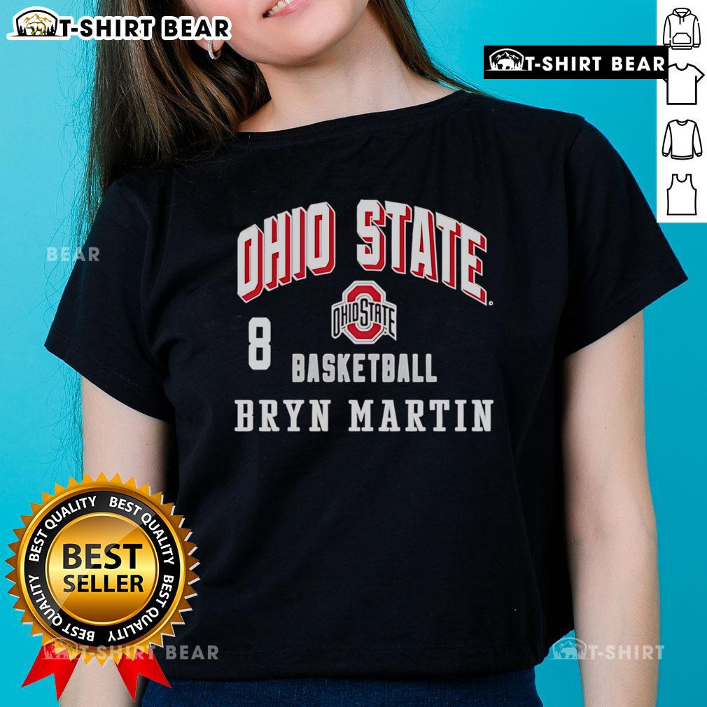 Top Bryn Martin 8 Ohio State Buckeyes men's and ladies' tee showcasing team spirit and style.