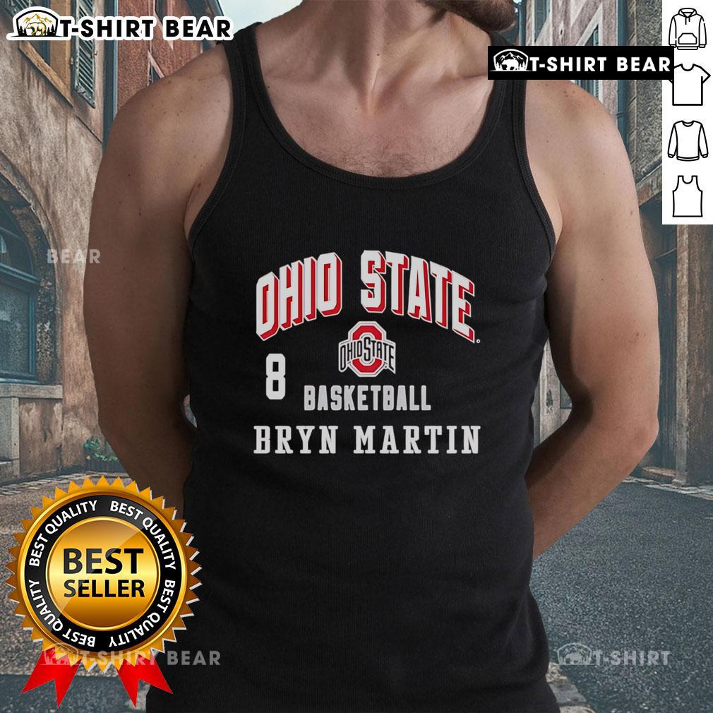 Top Bryn Martin Ohio State Buckeyes men's tank top featuring vibrant team colors and logo for ultimate fan style.