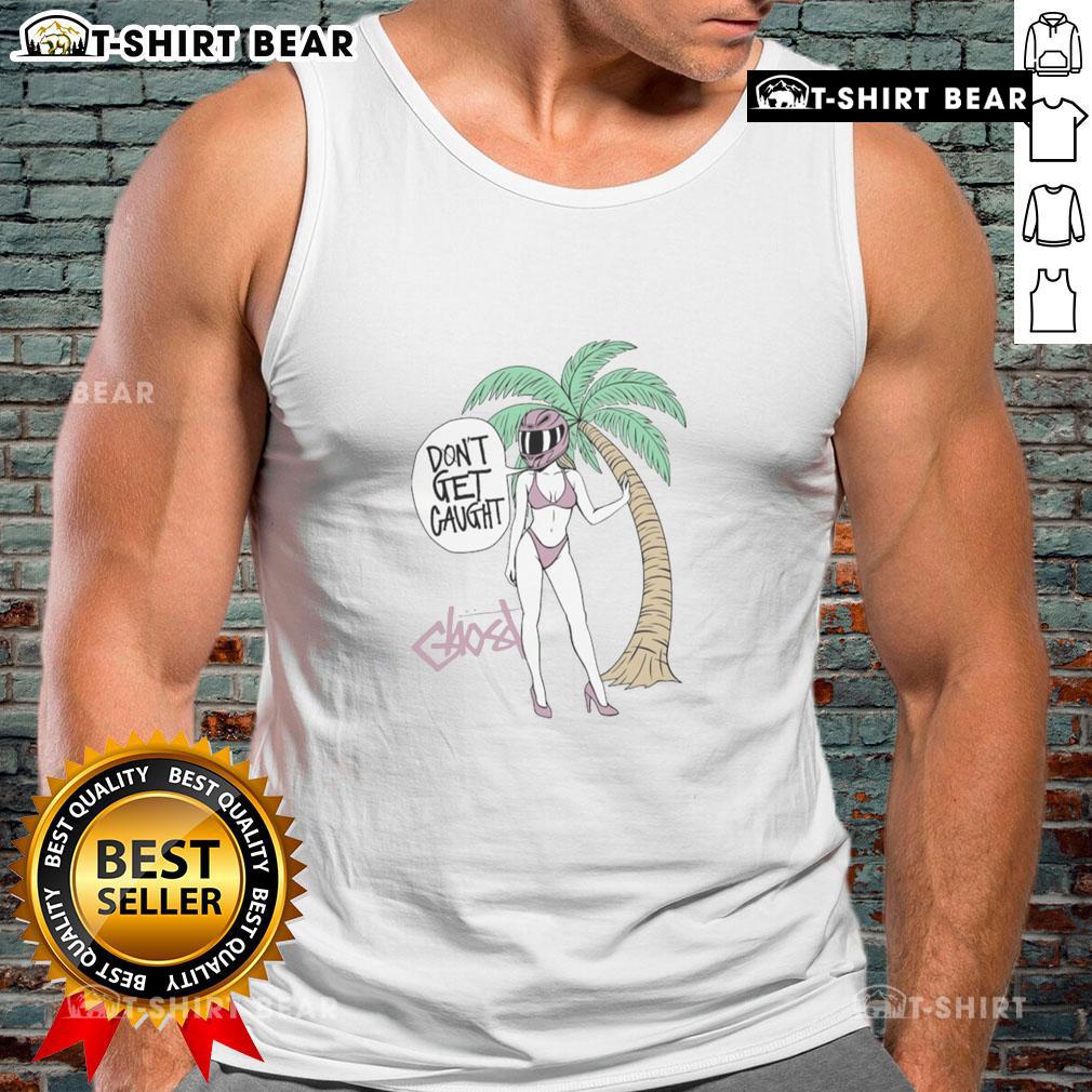 Top Channel 5 Don't Get Caught Palm Angels tank top featuring a stylish design, perfect for casual summer wear.