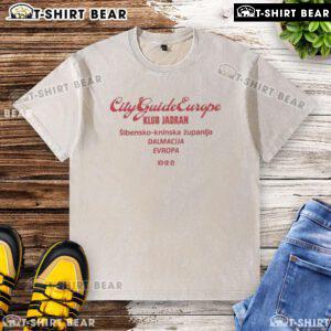 Top City Guide Europe: Klub Jadran washed t-shirt showcasing trendy design and vibrant colors.