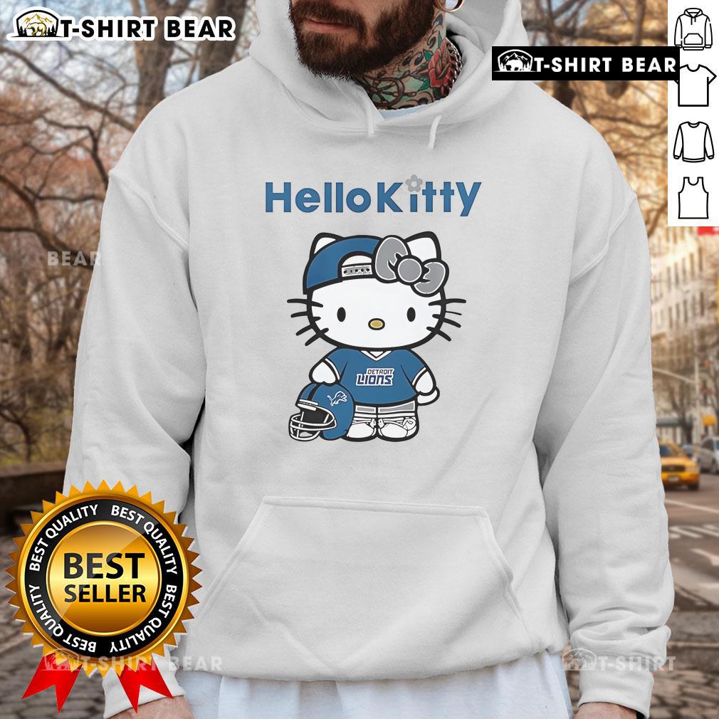 Alt Text: Top Detroit Lions Cat Hello Kitty 2025 Hoodie featuring vibrant graphics and a cozy design for fans.