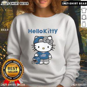 Top Detroit Lions Cat Hello Kitty 2025 sweatshirt featuring a cute design perfect for fans and cozy wear.