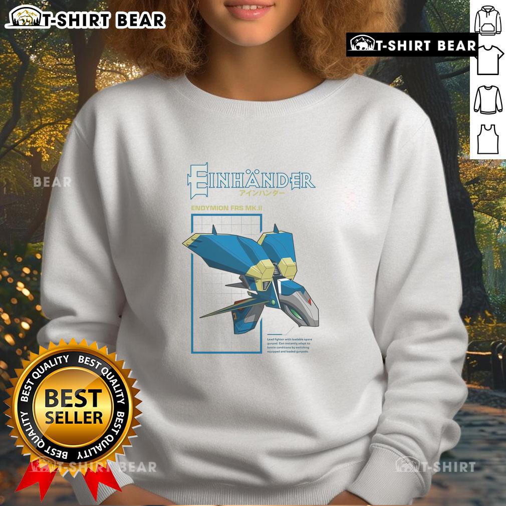 Top Einhander Endymion FRS Mk II sweatshirt featuring a stylish design for gaming and anime enthusiasts.