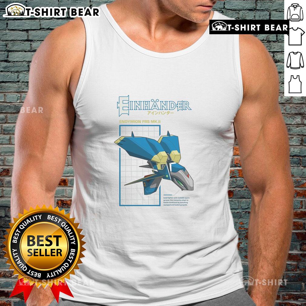 Top Einhander Endymion FRS Mk II Tank Top featuring sleek design and vibrant graphics, perfect for casual wear.