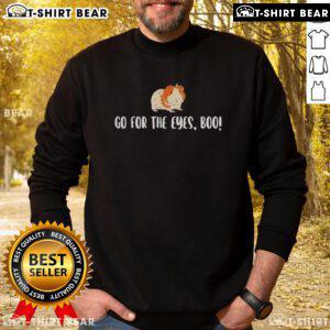 Cozy Boo Hamster sweatshirt featuring playful eye design, perfect for animal lovers and casual wear enthusiasts.