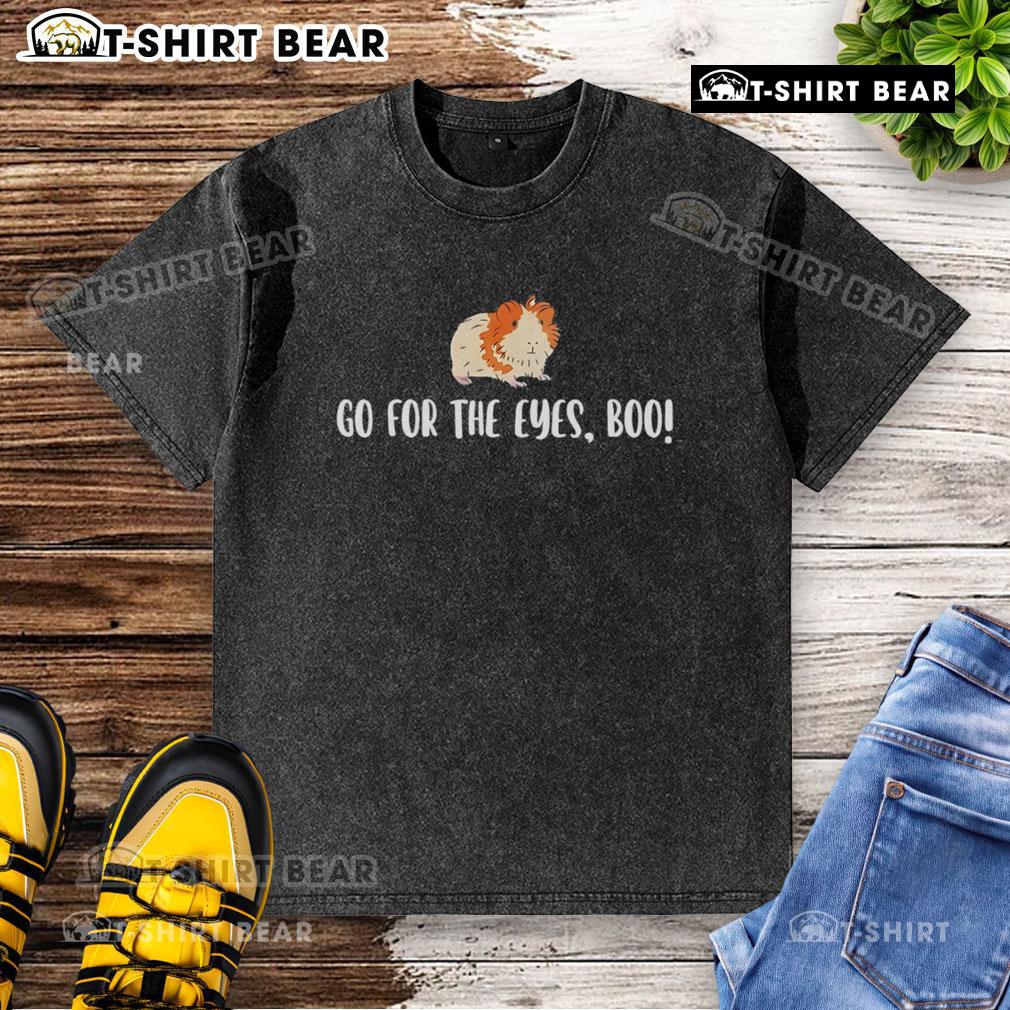 Adorable Boo hamster graphic on a washed T-shirt, perfect for animal lovers and casual wear. Top go-to for cute fashion!