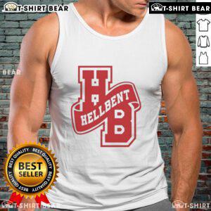 Top Hellbent Varsity Logo Tank Top featuring a bold logo on a stylish athletic tank, perfect for casual wear.