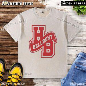 Top Hellbent Varsity Logo Washed T-Shirt featuring a vintage design, perfect for casual wear and sports enthusiasts.