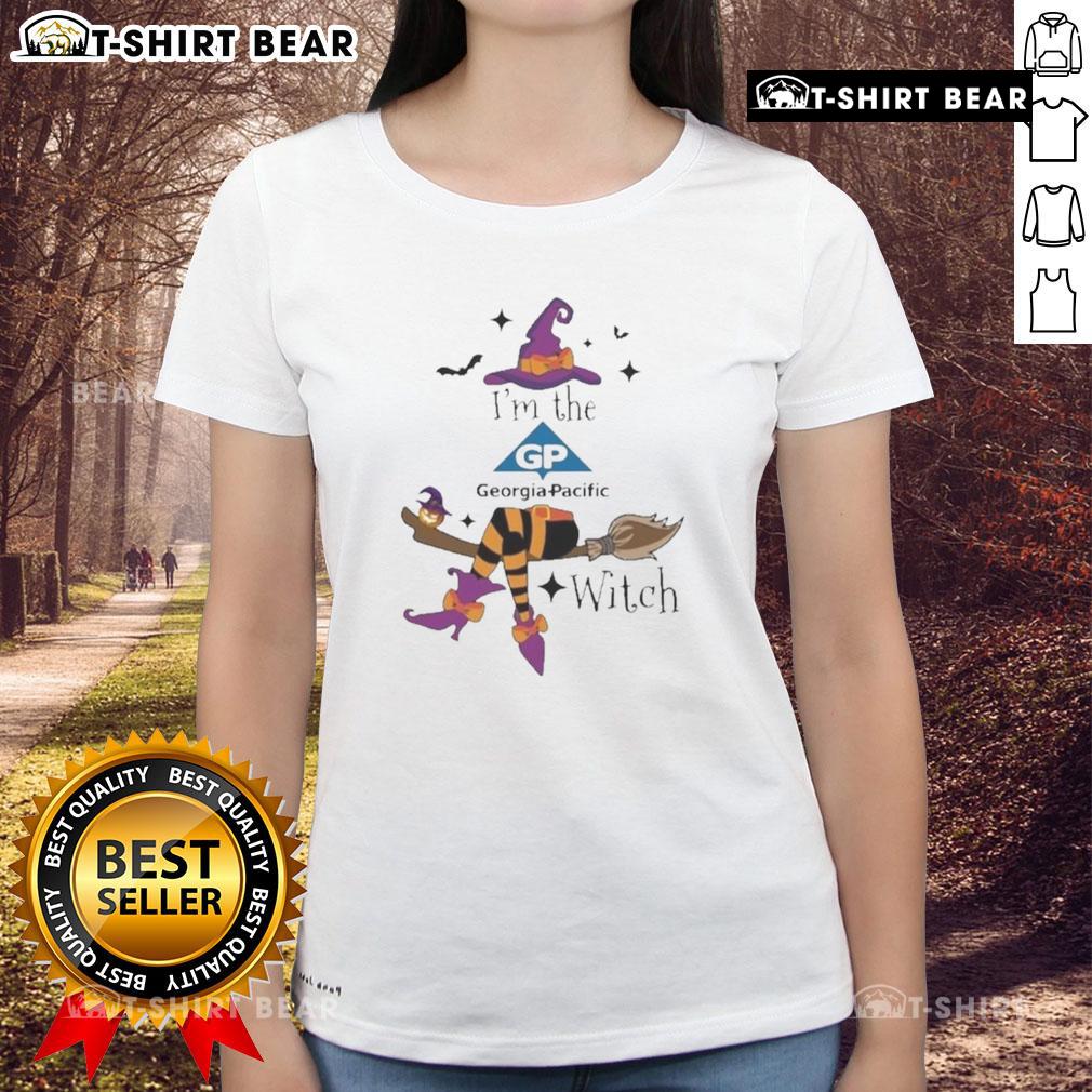 Womens Halloween tee featuring 'Top Im The Georgia Witch' design, perfect for spooky season celebrations.