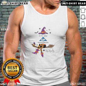 Top Im The Georgia Witch Halloween Tank Top featuring a spooky design perfect for Halloween celebrations.