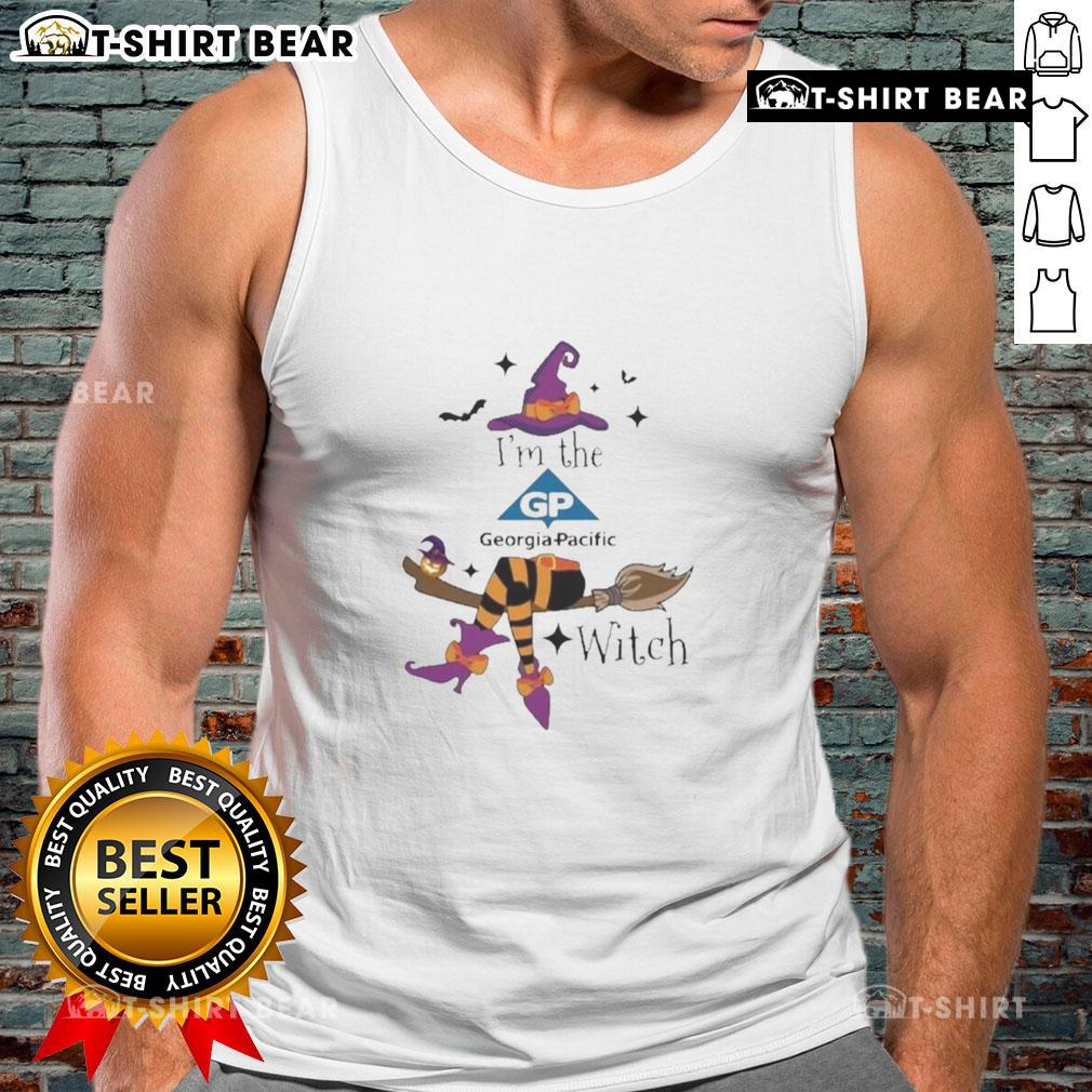 Top Im The Georgia Witch Halloween Tank Top featuring a spooky design perfect for Halloween celebrations.